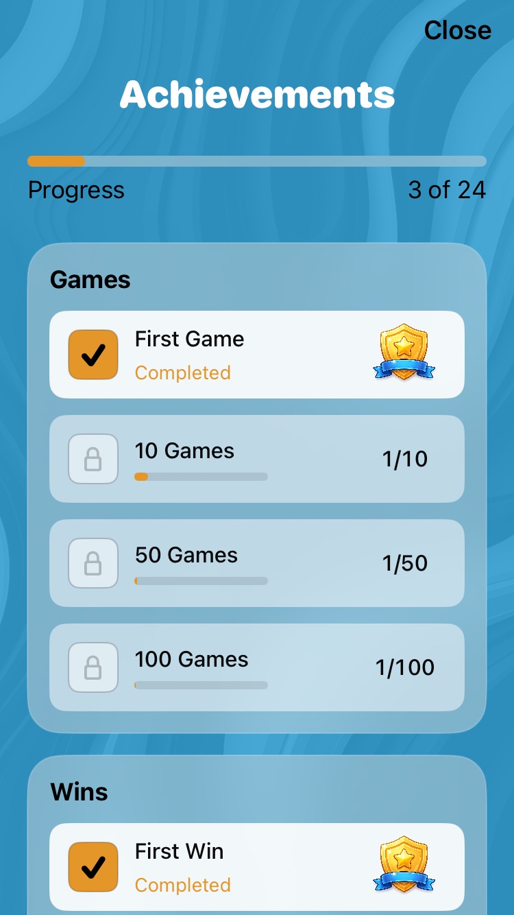 YatzyVibe achievements