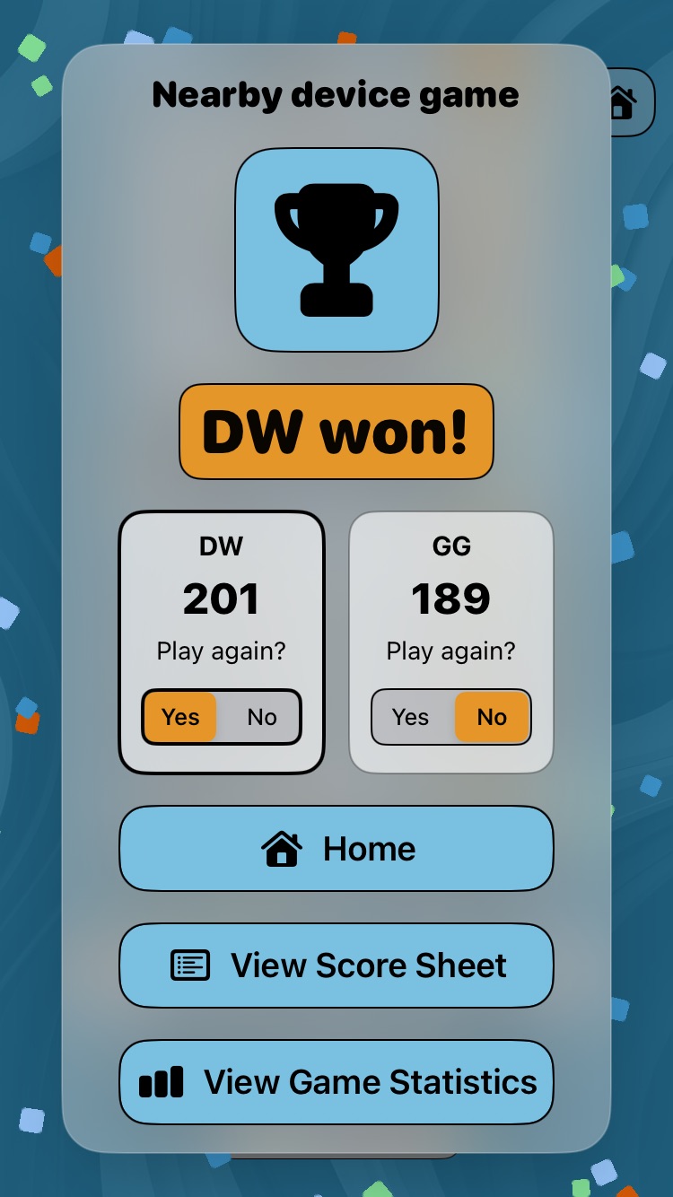 YatzyVibe winner-nearby